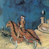 Simone Martini: Equestrian Portrait of Guidoriccio da Fogliano (1328, Renaissance)