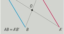 중심점을 지정하여 반사