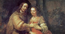 Rembrandt: Żydowska narzeczona (ok. 1666 r., barok)