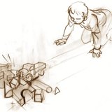 拉紧的弹簧可以使汽车移动