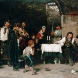 Mihály Munkácsy: Dom pogrzebowy (1869)