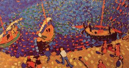 André Derain: Łodzie w Collioure (1905, awangarda)