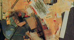 Kurt Schwitters: Obraz przyrostów przestrzennych (kolaż, ok. 1920)