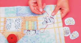 Robienie zdjęcia z tkaniny - krok 3.