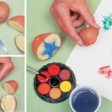 Изготовление картофельного штампа
