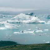 Nascent icebergs in Iceland
