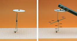 Igła elektroskopu odchyla się, jeśli jest naładowana elektrycznie