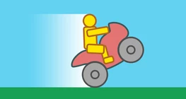 オートバイのジャンプ