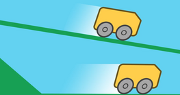 Race on different slopes