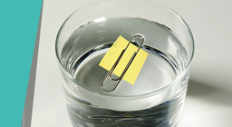 Floating paper clip