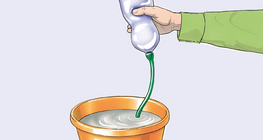 Crushing a bottle with water