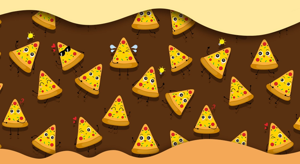 Ułamki (przyjęcie z pizzą)