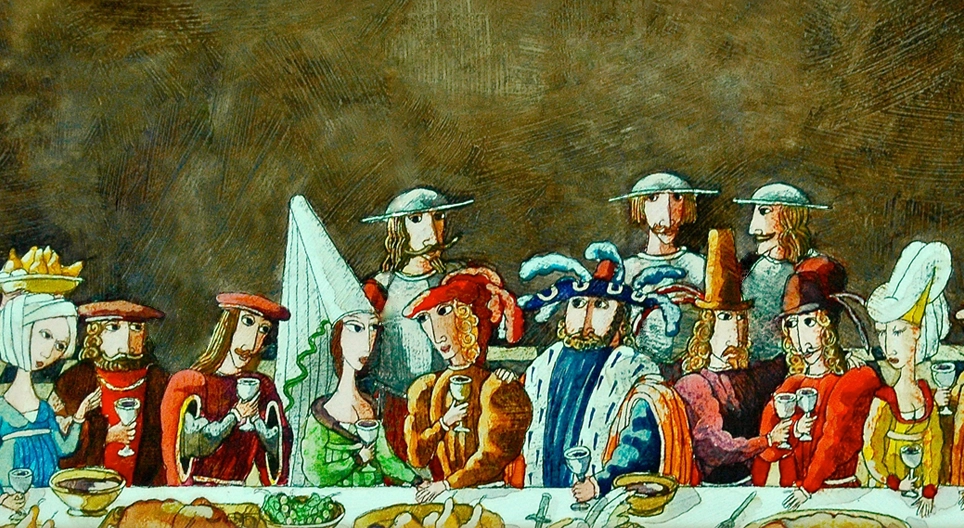 Tak jedzono w średniowiecznej Europie