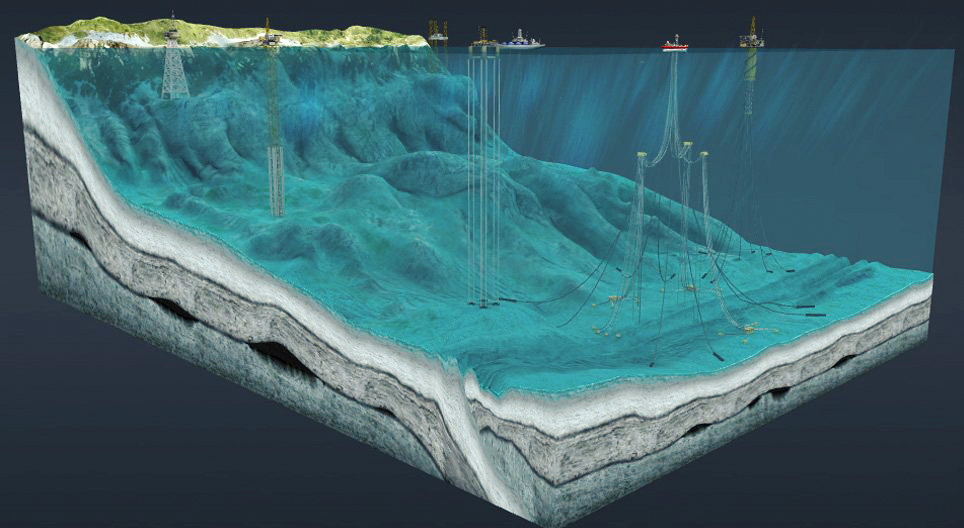 Morska platforma wiertnicza