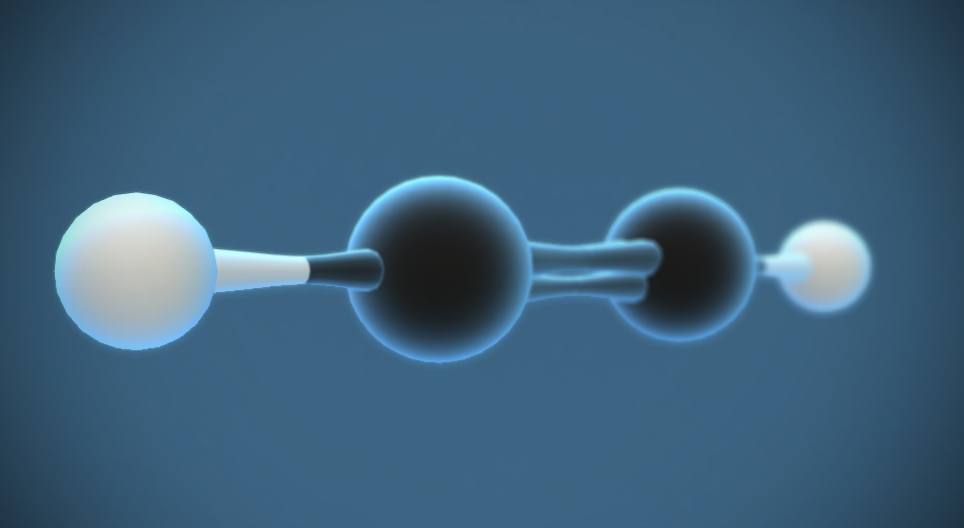 Etyn (acetylen) (C₂H₂)