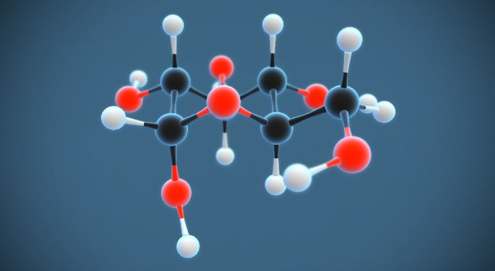 Alfa-D-glukoza (C₆H₁₂O₆)