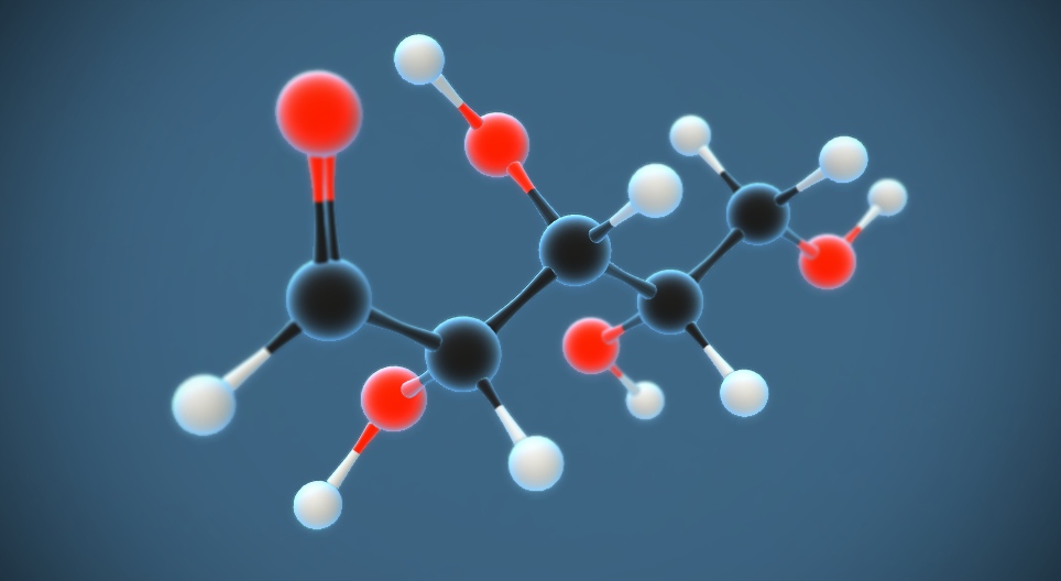 D-ryboza (C₅H₁₀O₅)