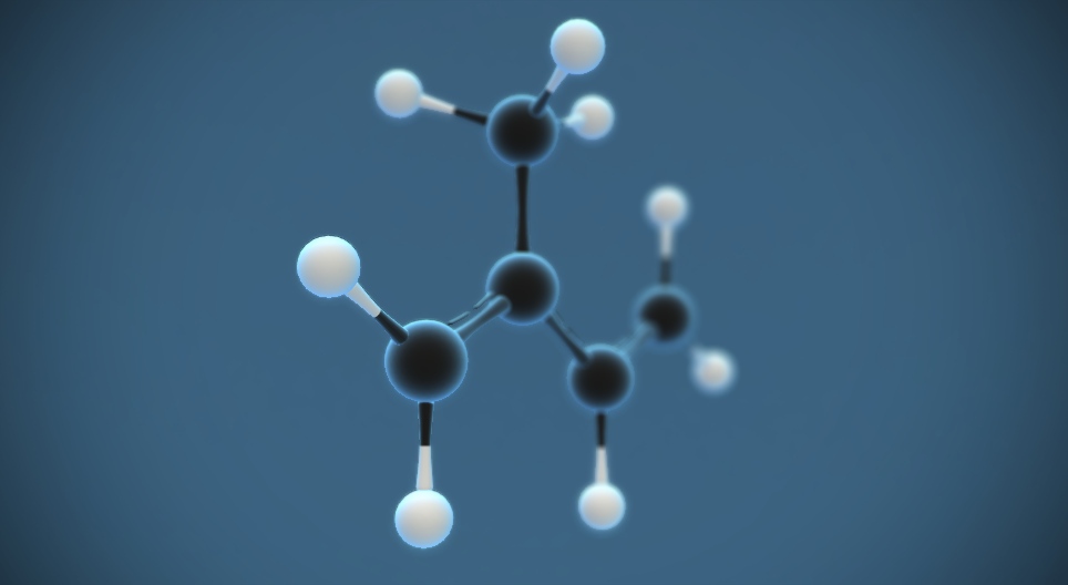 Izopren (2-metylobuta-1,3-dien) (C₅H₈)