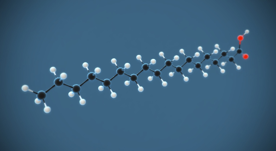 Kwas stearynowy (kwas oktadekanowy) (C₁₇H₃₅COOH)