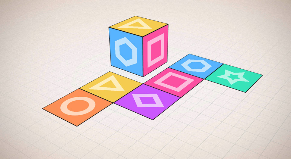 Siatka sześcianu (ćwiczenia)