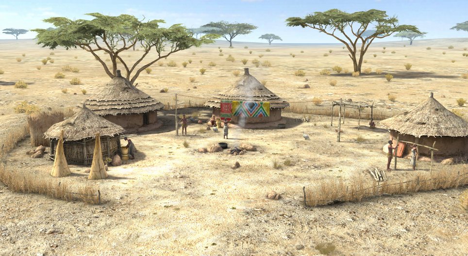 Afrykańska wioska (Sudan)