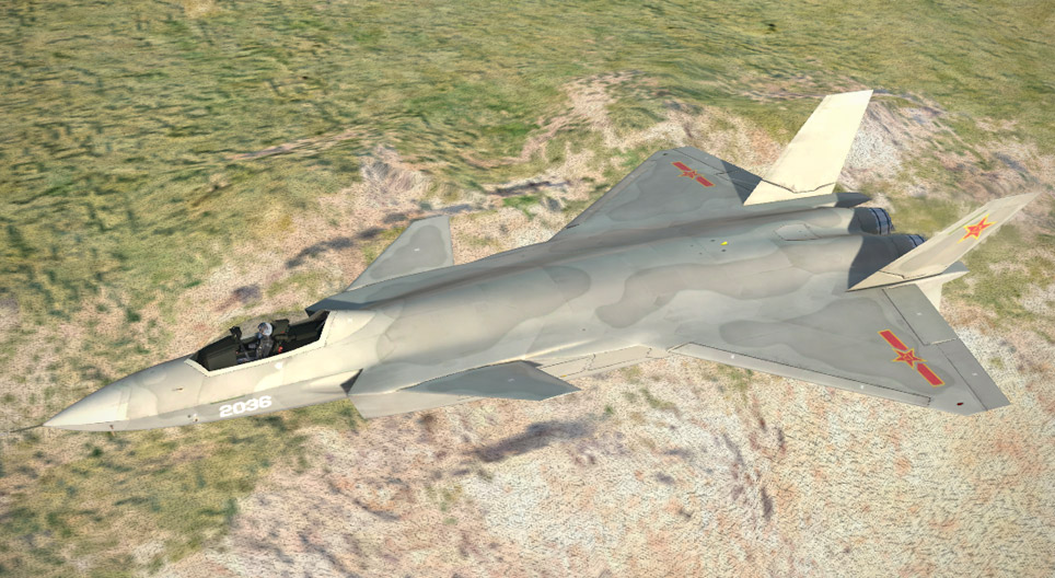 Chengdu J-20 Mighty Dragon (Chiny, 2017)