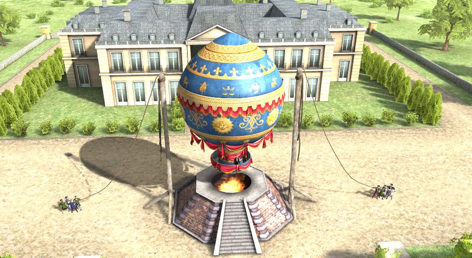 Statek powietrzny (balon) braci Montgolfier (XVIII wiek)