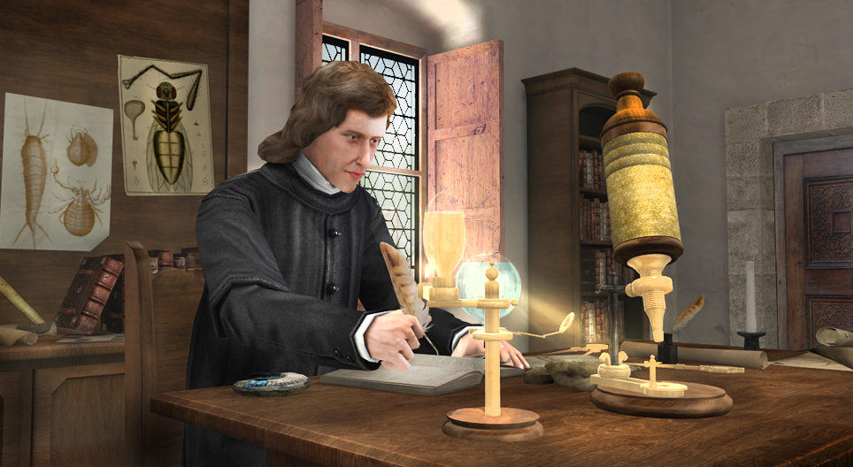 Konstruktorzy mikroskopu: Hooke i Leeuwenhoek