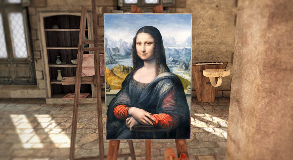 W pracowni Leonarda da Vinci (Florencja, XVI wiek)