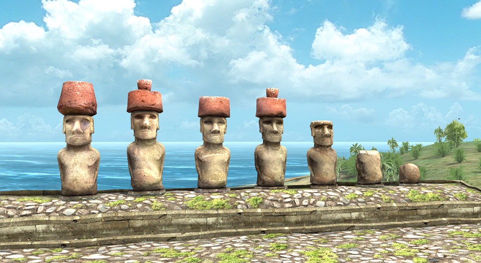 Moai (Wyspa Wielkanocna, XVI wiek)