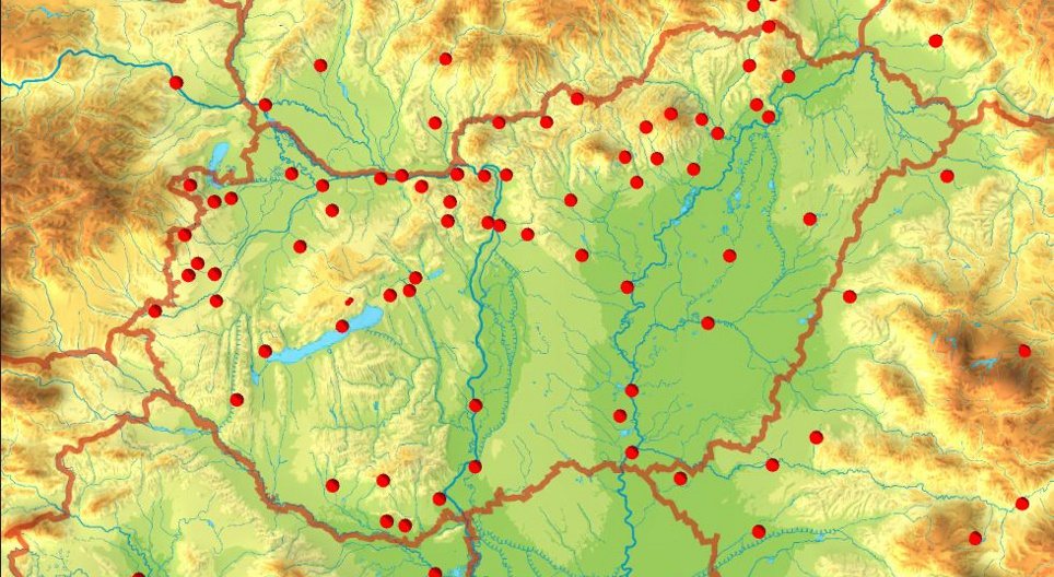 Topografie istorică (Locaţii din Bazinul Carpatic)