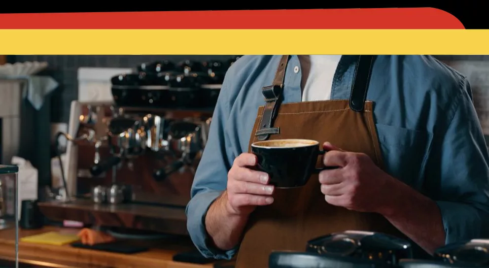 In einem Café