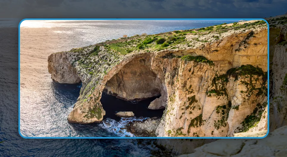 Rock formations of Malta