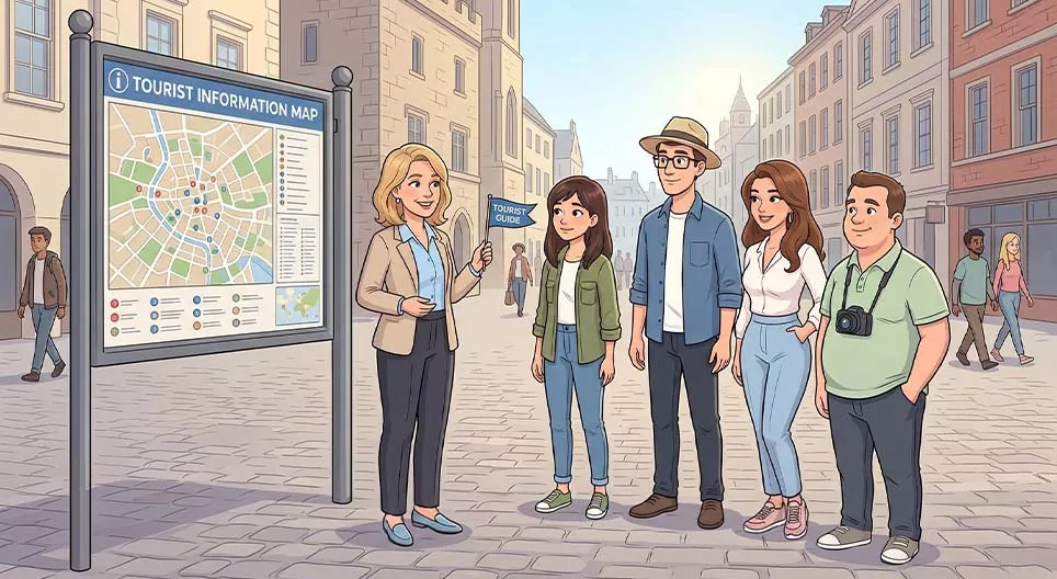 A sightseeing tour