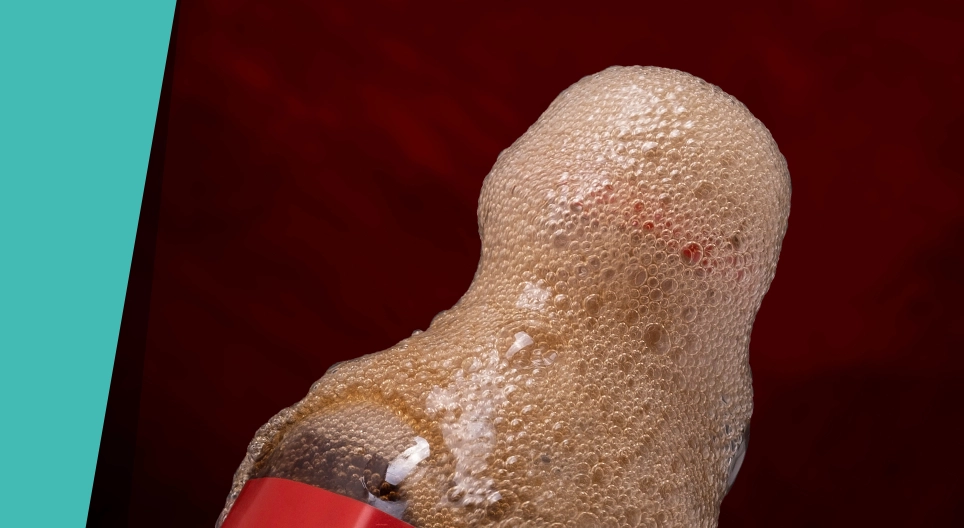 Фонтан из колы