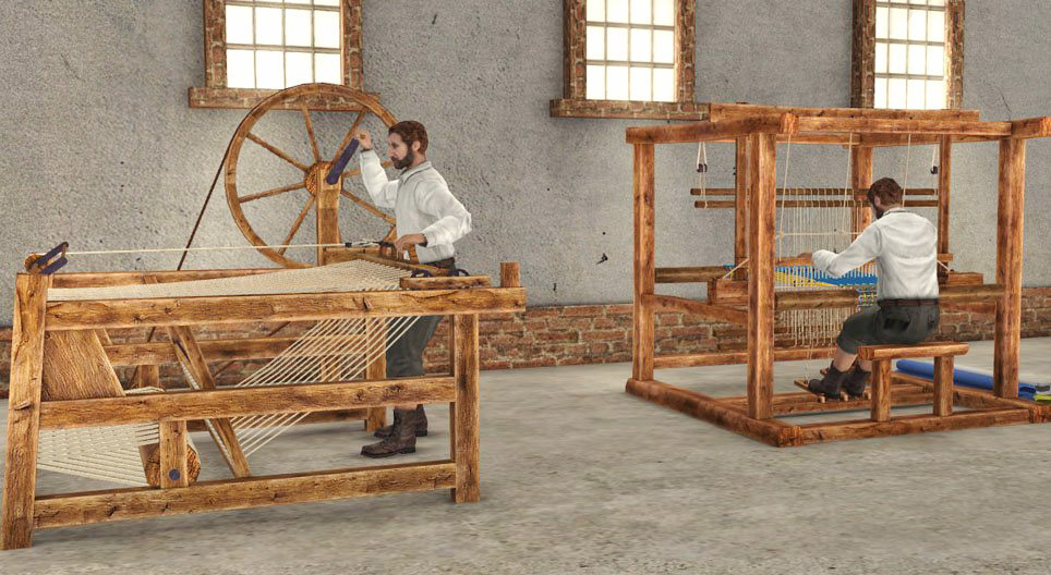 Izumi v tekstilni industriji (18. stoletje)