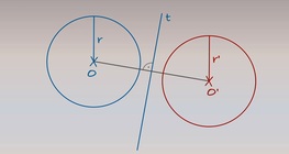 Symetryczne odbicie okręgu