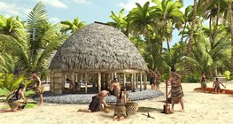 Polinezyjska osada rodzinna (Samoa, XV wiek)