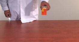 The landing of the matchbox