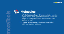 Jak stworzyć arkusz zadań przy pomocy narzędzia Molekuły.