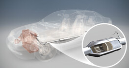 Catalytic converter in cars