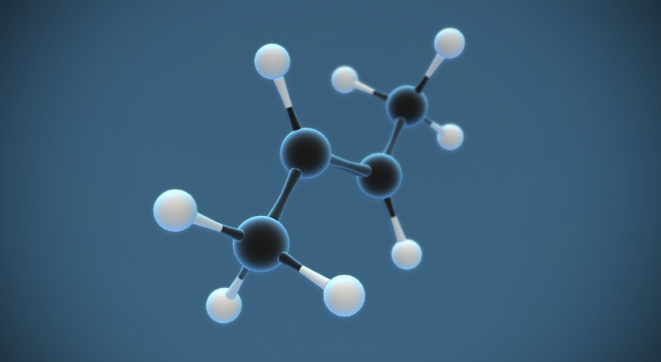Trans-2-büten (C₄H₈)
