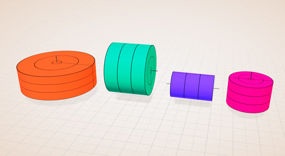 旋转体（矩形）